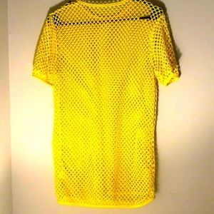 Men’s Yellow Mesh Shirt